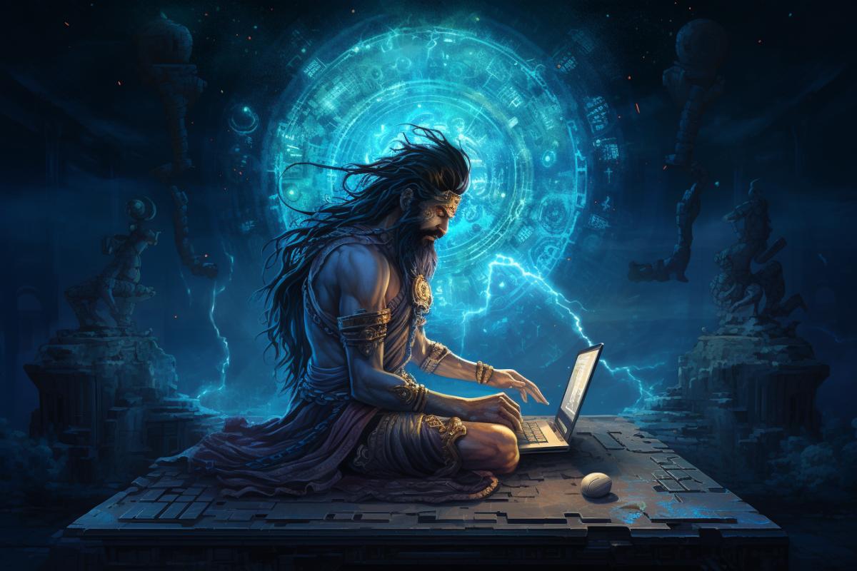 Programmer Shiva writes the code of the universe