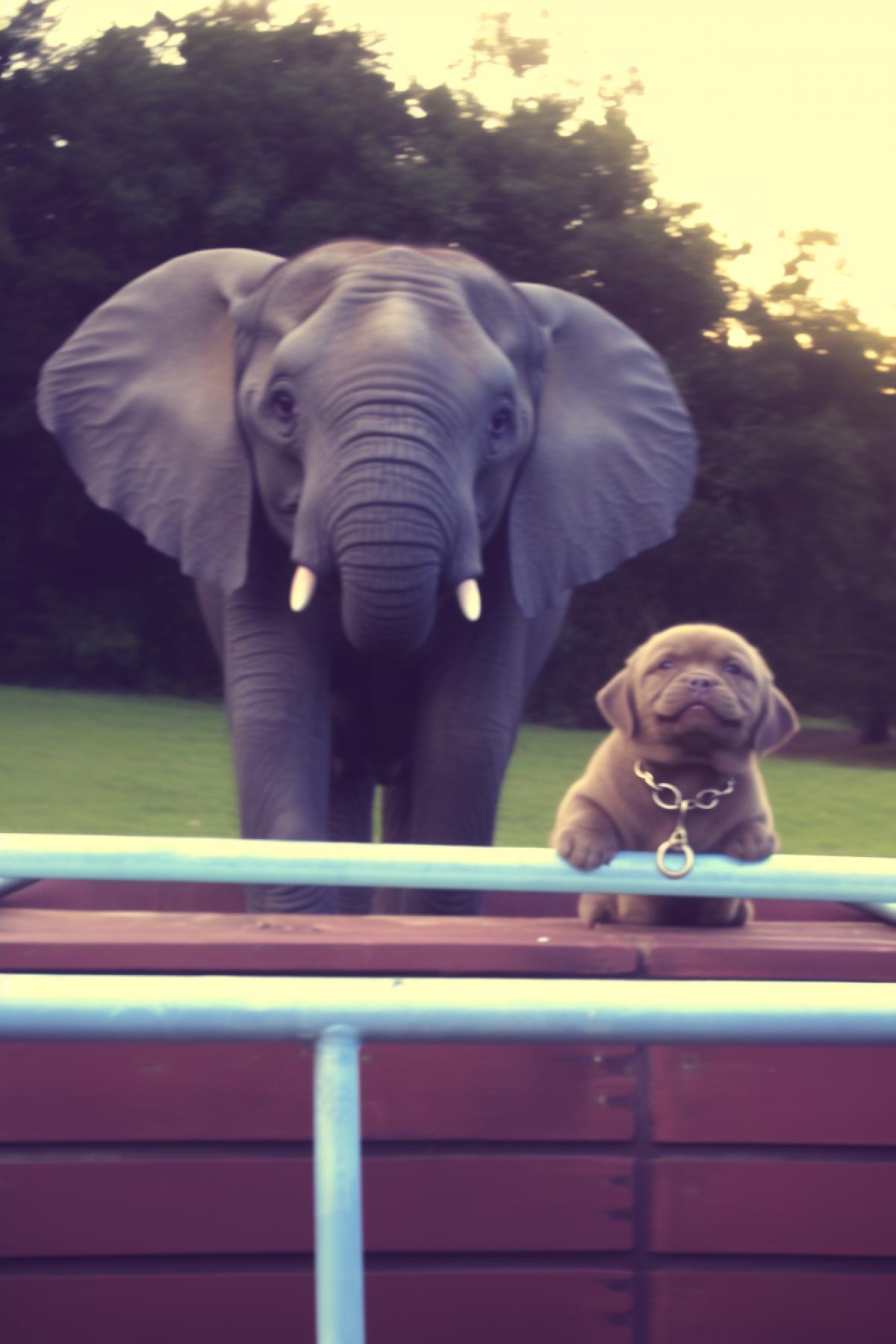 Elephant and Pug