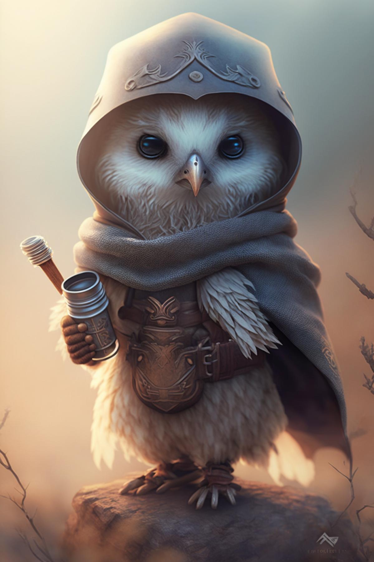 angelarium little wind spirit bird paladin, photorealistic, hdr, Canon EOS 5D Mark IV DSLR, sharp focus, dawn, 70mm lens, editorial photography