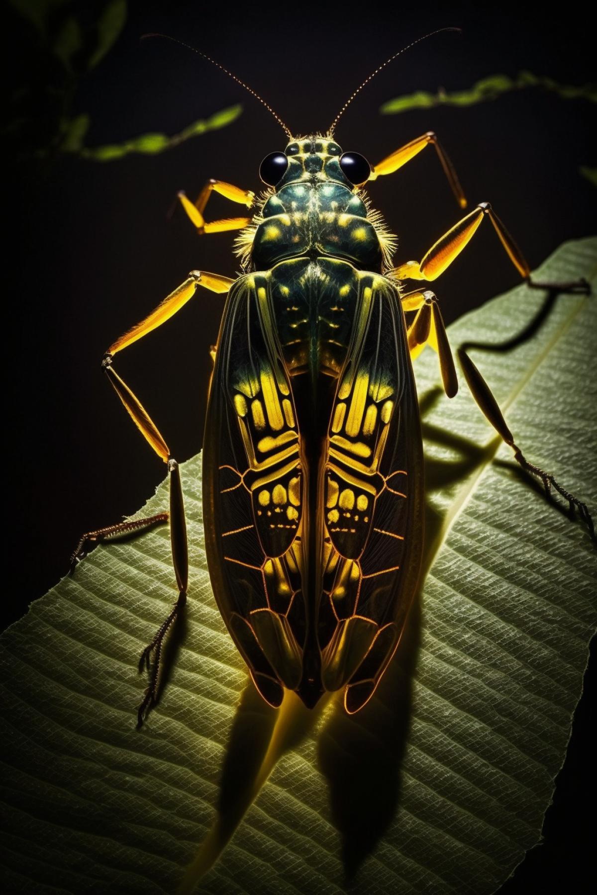 National Geographic Photography, Close on an Exotic Insect in the Amazon Forest, stunning photography, large format film, intense interplay of light and shadows