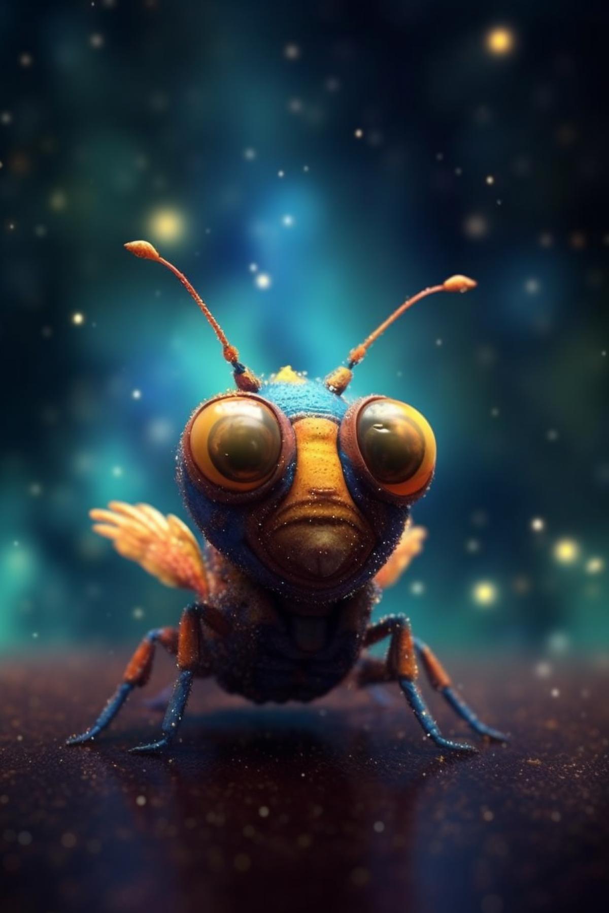 The most beautiful kind cute insect in the whole galaxy
