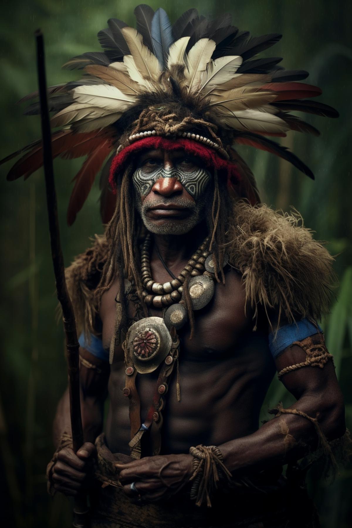 Papuan in full growth