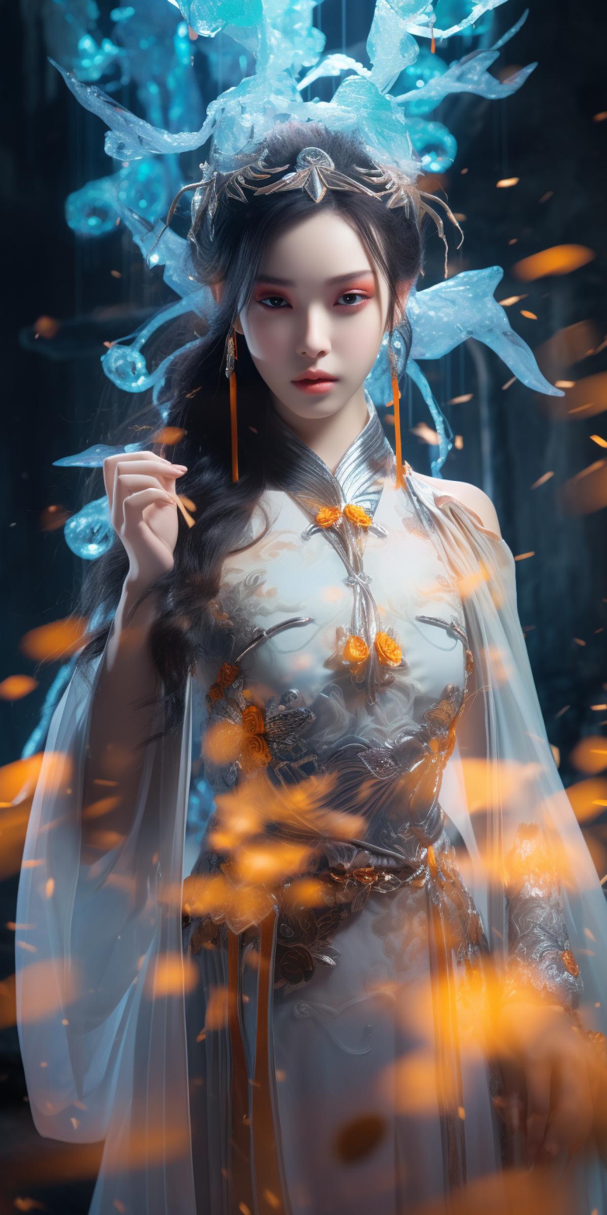 transparent bioluminescent glowing neon 3d vornoi draped in translucent silk :: Ws,Snow, Flying Petals Under The Air,A girl,chinese kung fu dirt,twisted energy flow visual effect,cinematic Light, ai japaness most Beautiful Girl ln colorfull hanfu,Beautiful flower headwear, Arts Style,amazing epic chinese ancient theme,fantasy style,mertial arts style, temple, chinese dragon::2 ,chinese fairy tale,highly detailed,dynamic expressive,clean lines, Highly Detailed, Dynamic,cinematic,stunning,realistic lighting and shading, vivid, vibrant,octane render, unreal engine, very detailed, concept art, realistic, Dramatic Light, Vivid, Vibrant 8k,35mm Lens Photorealistic,Kodak Portra 800,16K, v-ray,rtx on,