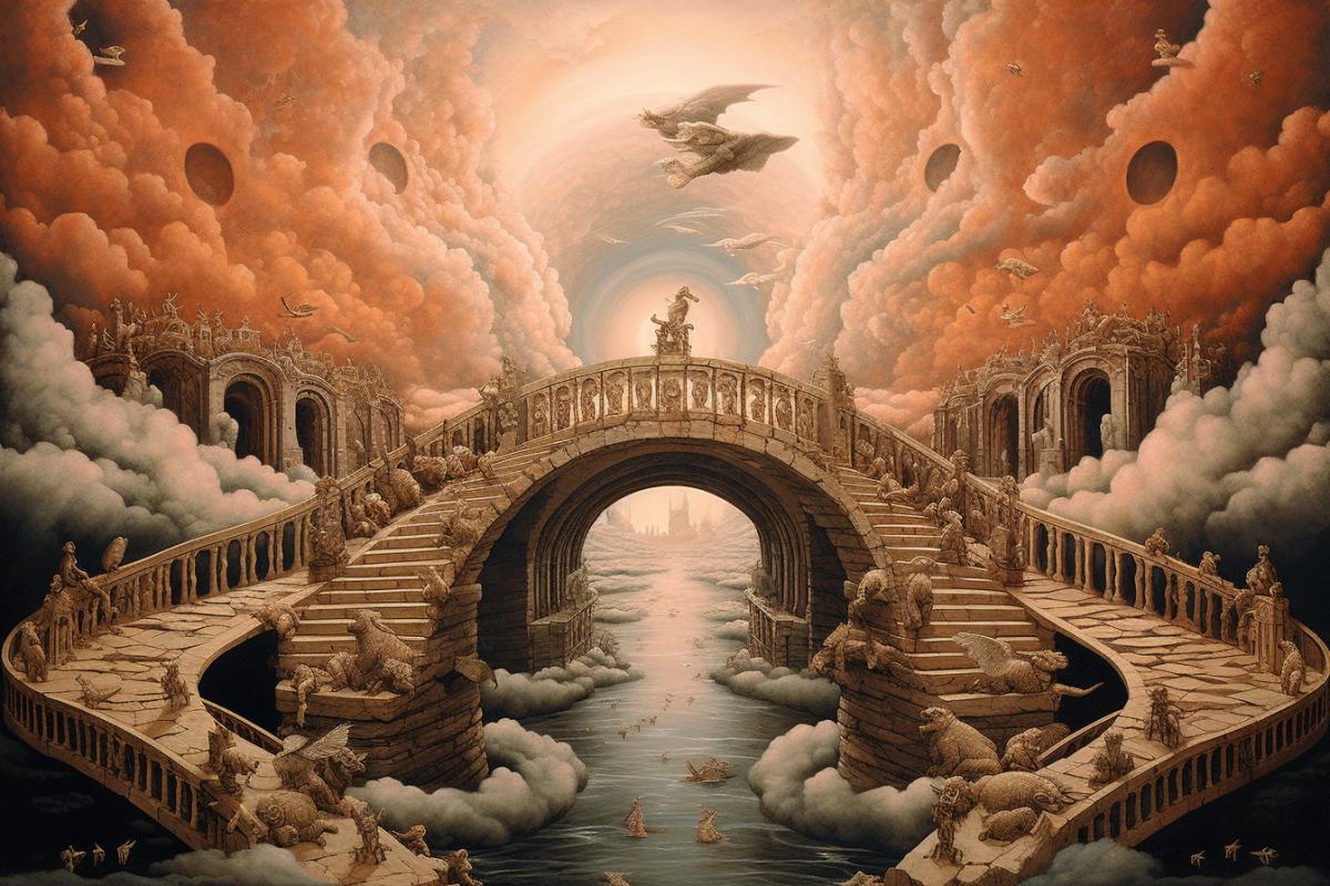 Bridge between hell and heaven, kitty