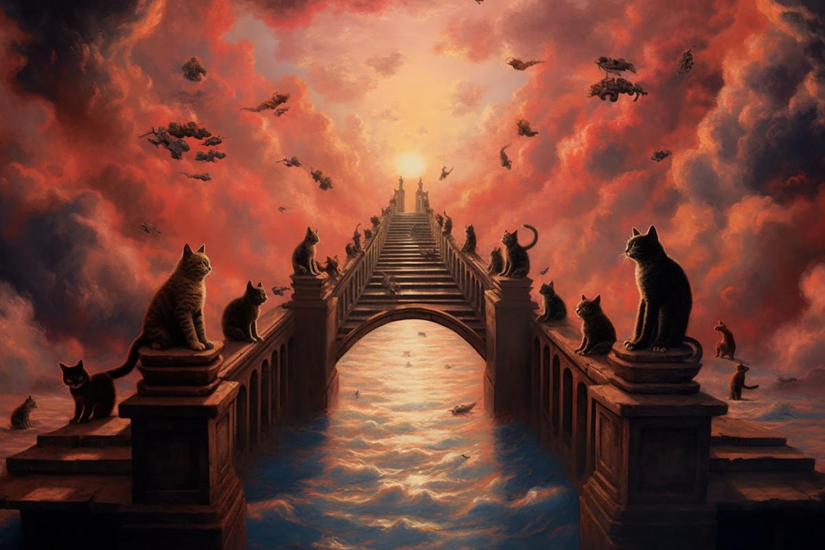 Bridge between hell and heaven, kitty