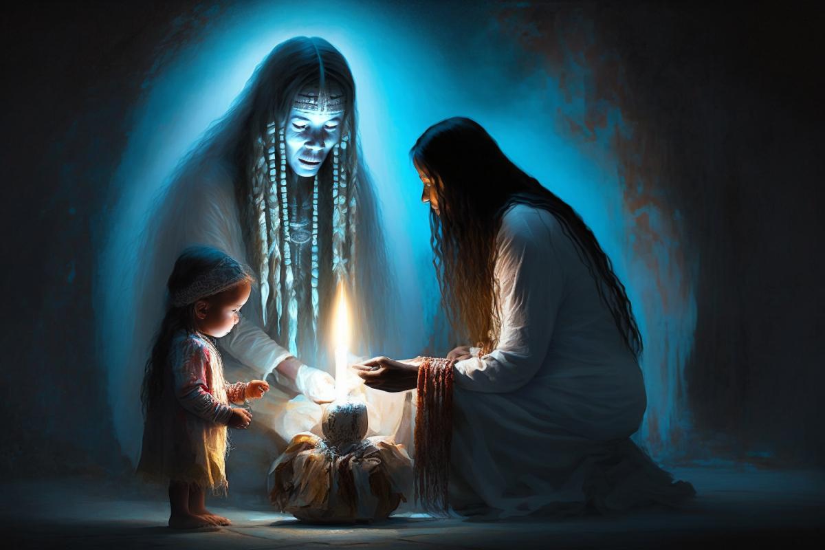 Ancestral spirits support and help