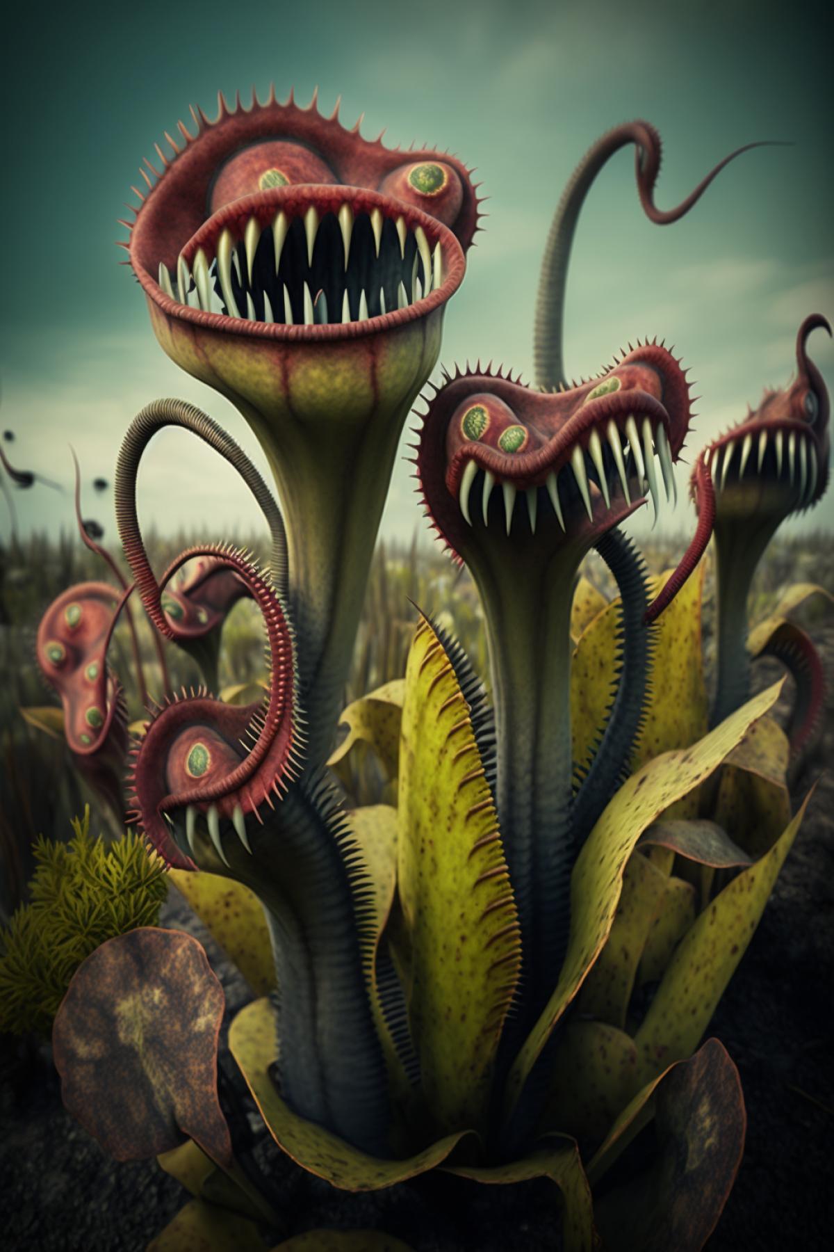 Invasion of carnivorous plants