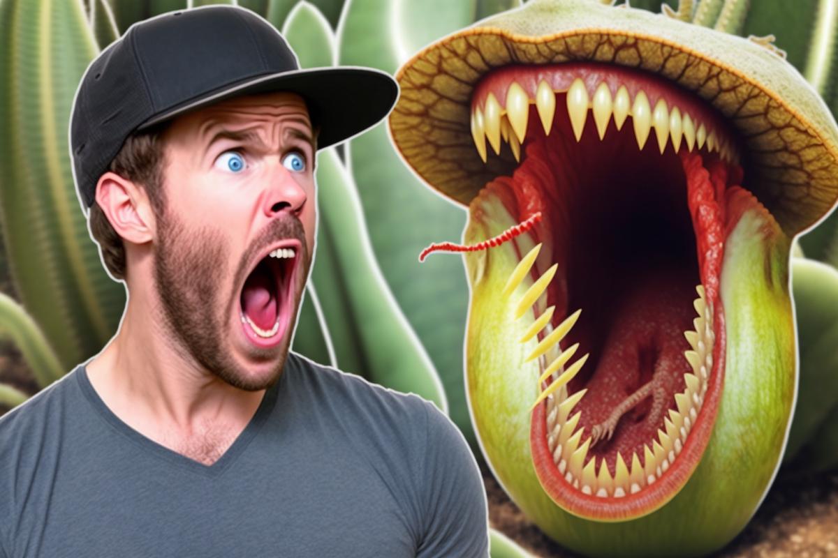 Giant carnivorous plants terrify everyone! 😱