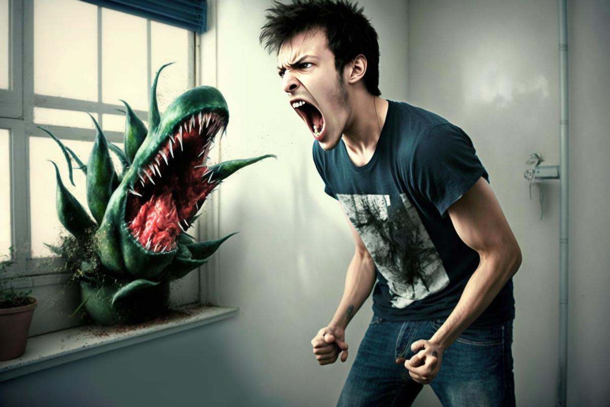 Plants eat people! Horror!