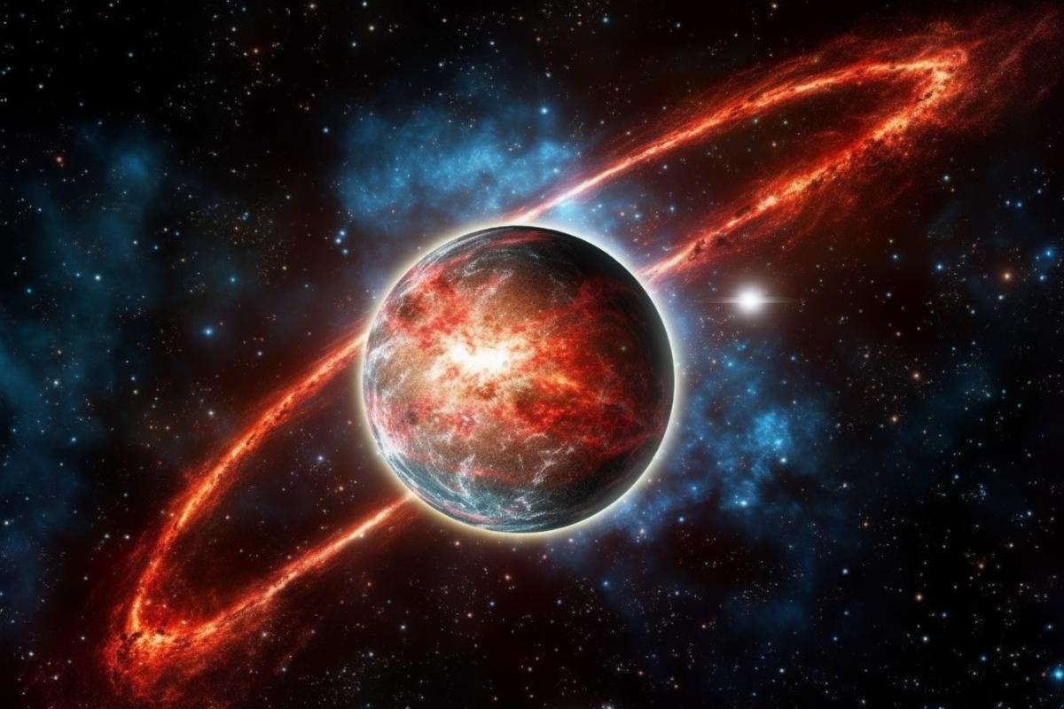 What a beautiful galaxy in space!