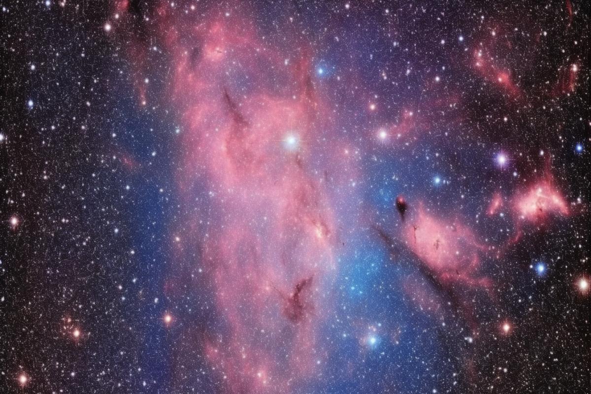 What a beautiful galaxy in space!