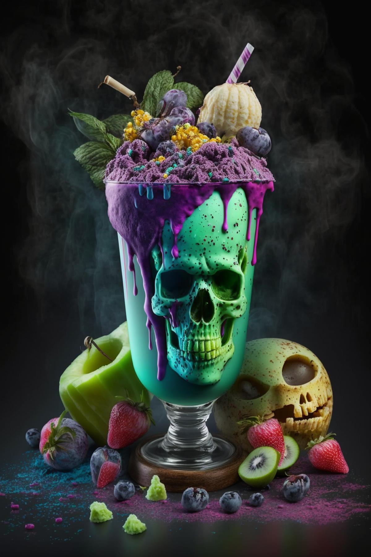otherworldly ghostly poisonous smoothie of eternal death and destruction