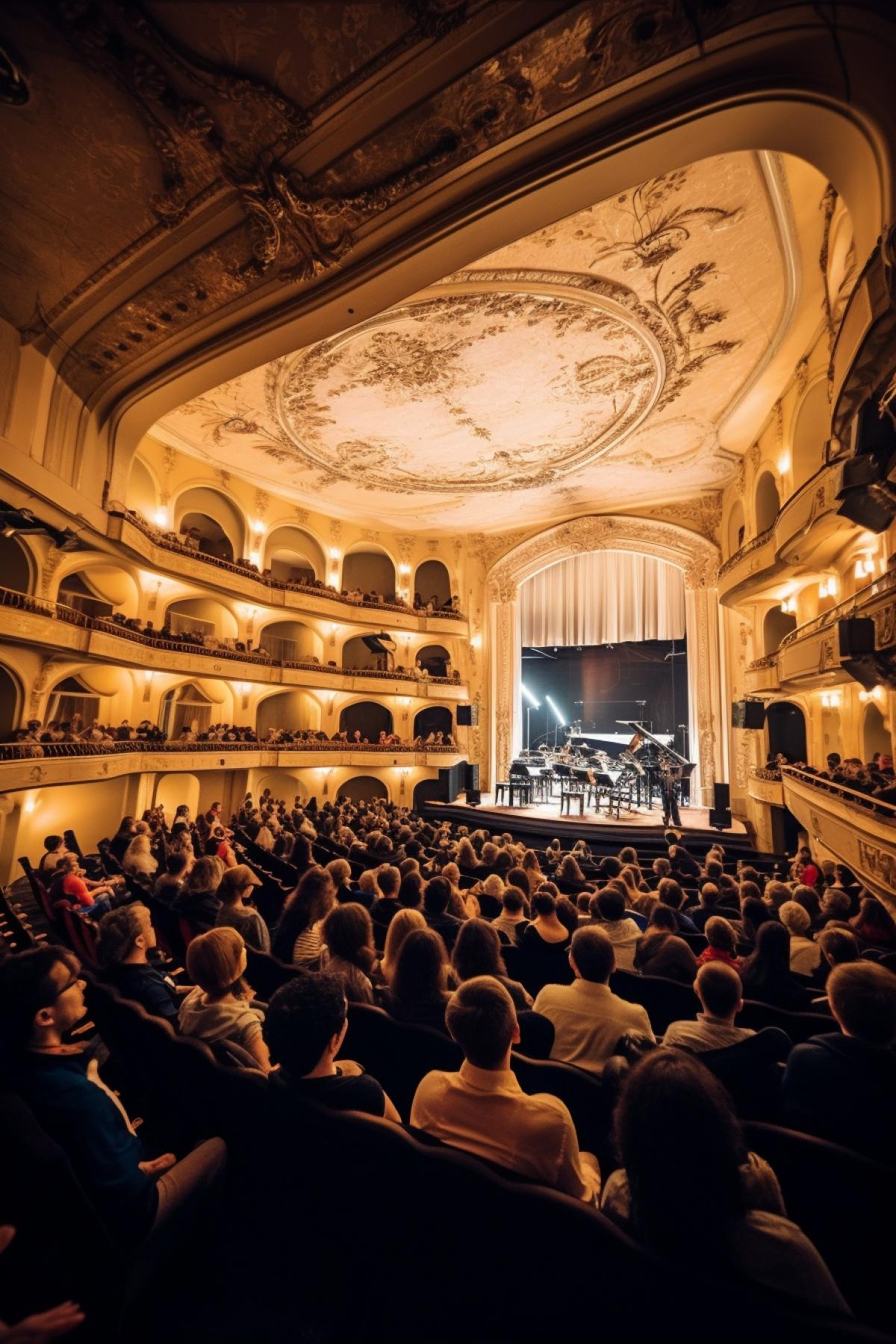 Ordetailedral concert at the musical theater