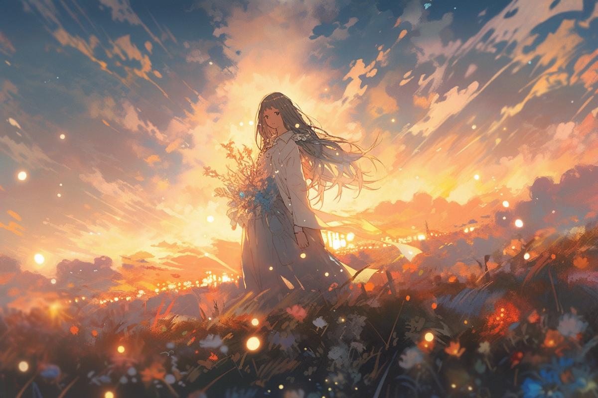We lie under the dandelion sun and the beautiful Earth is spinning beneath us