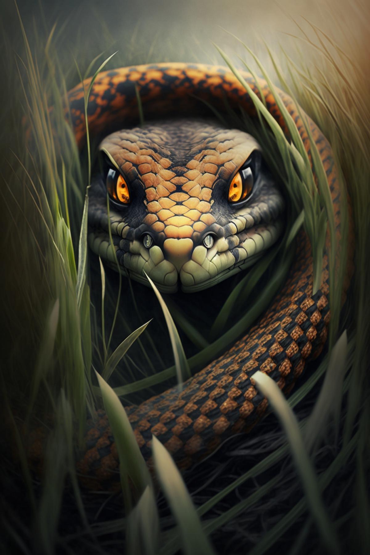 Snake in the grass