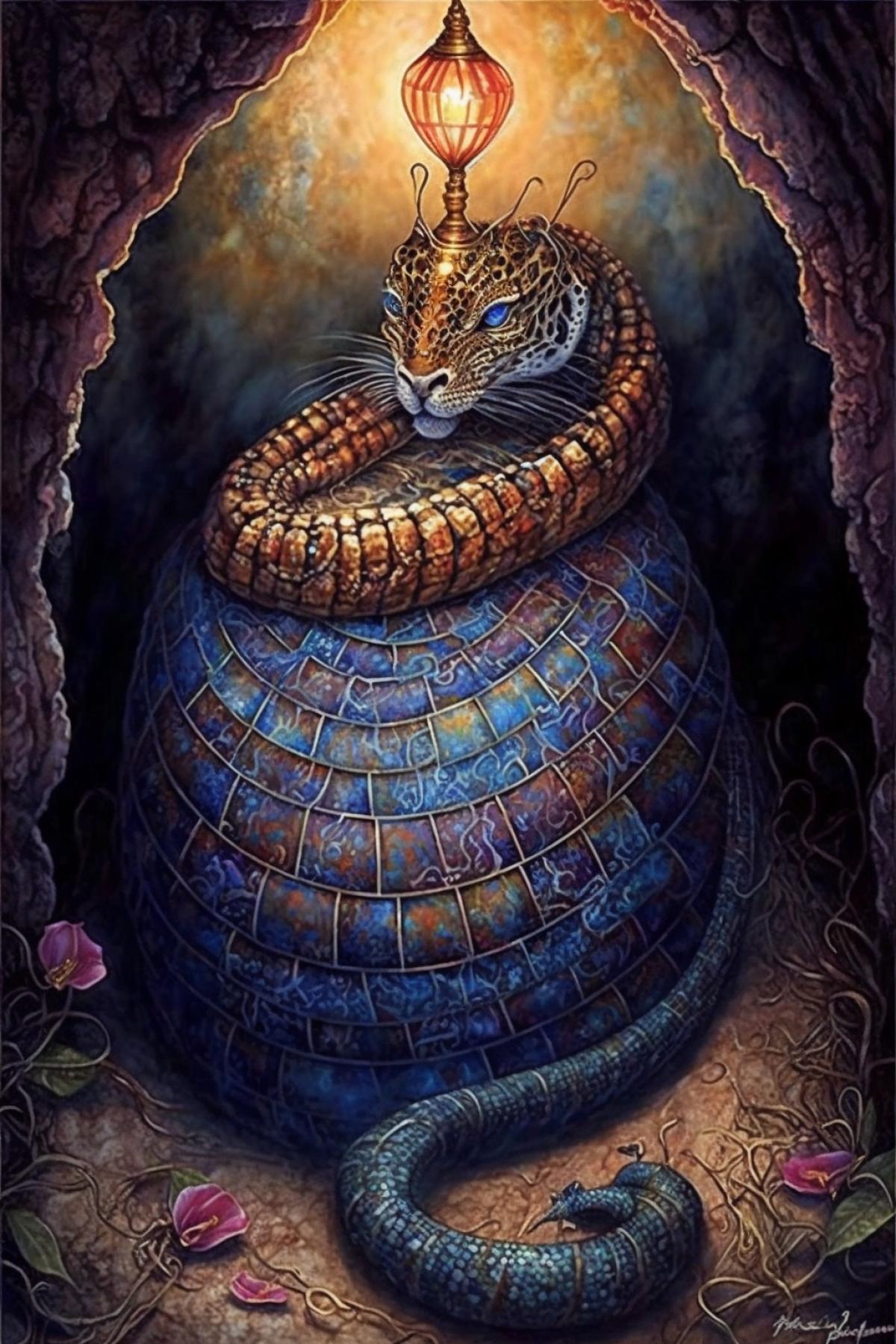 the king cobra always warns of its intentions before throwing, standing up, Josephine Wall style
