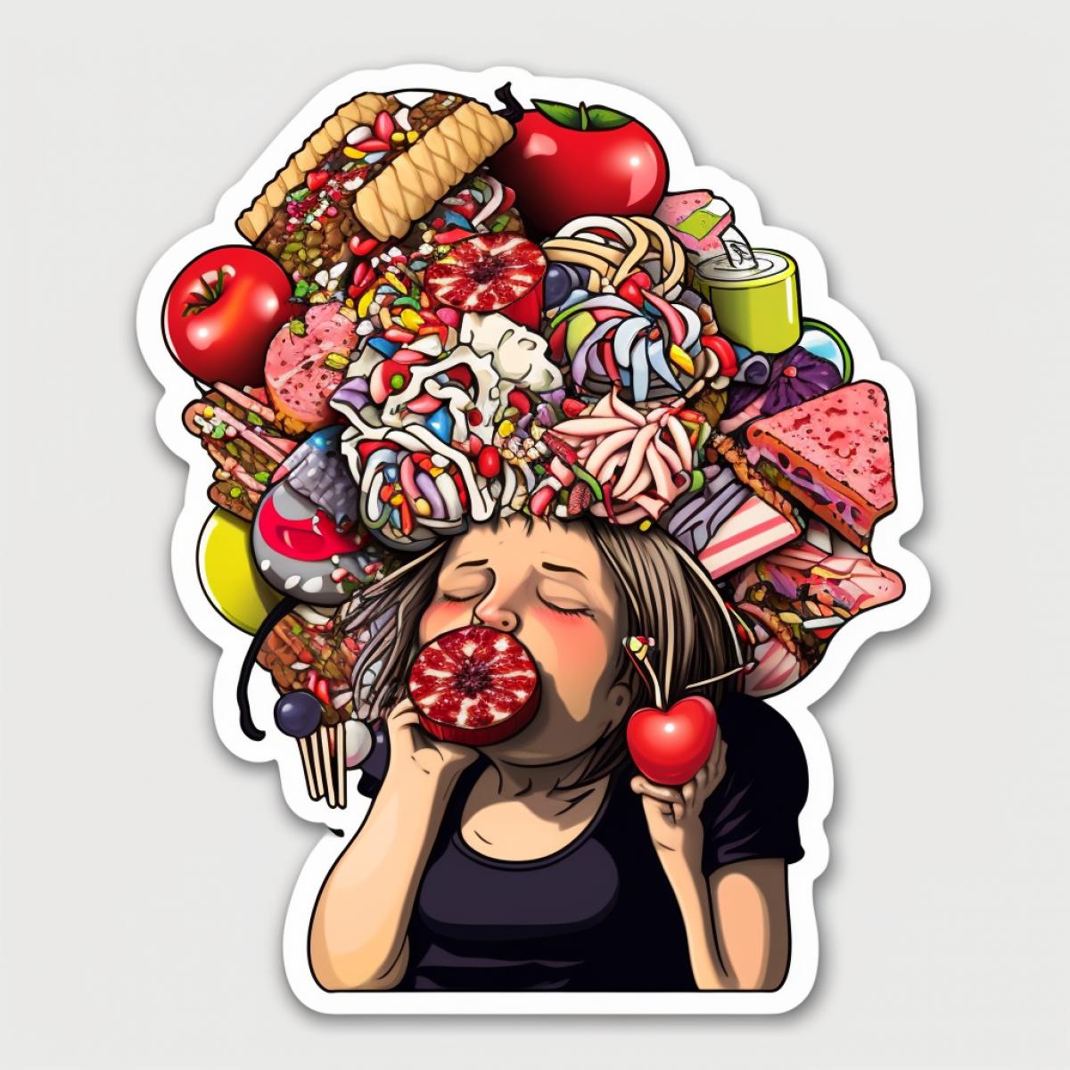 Gluttony sticker