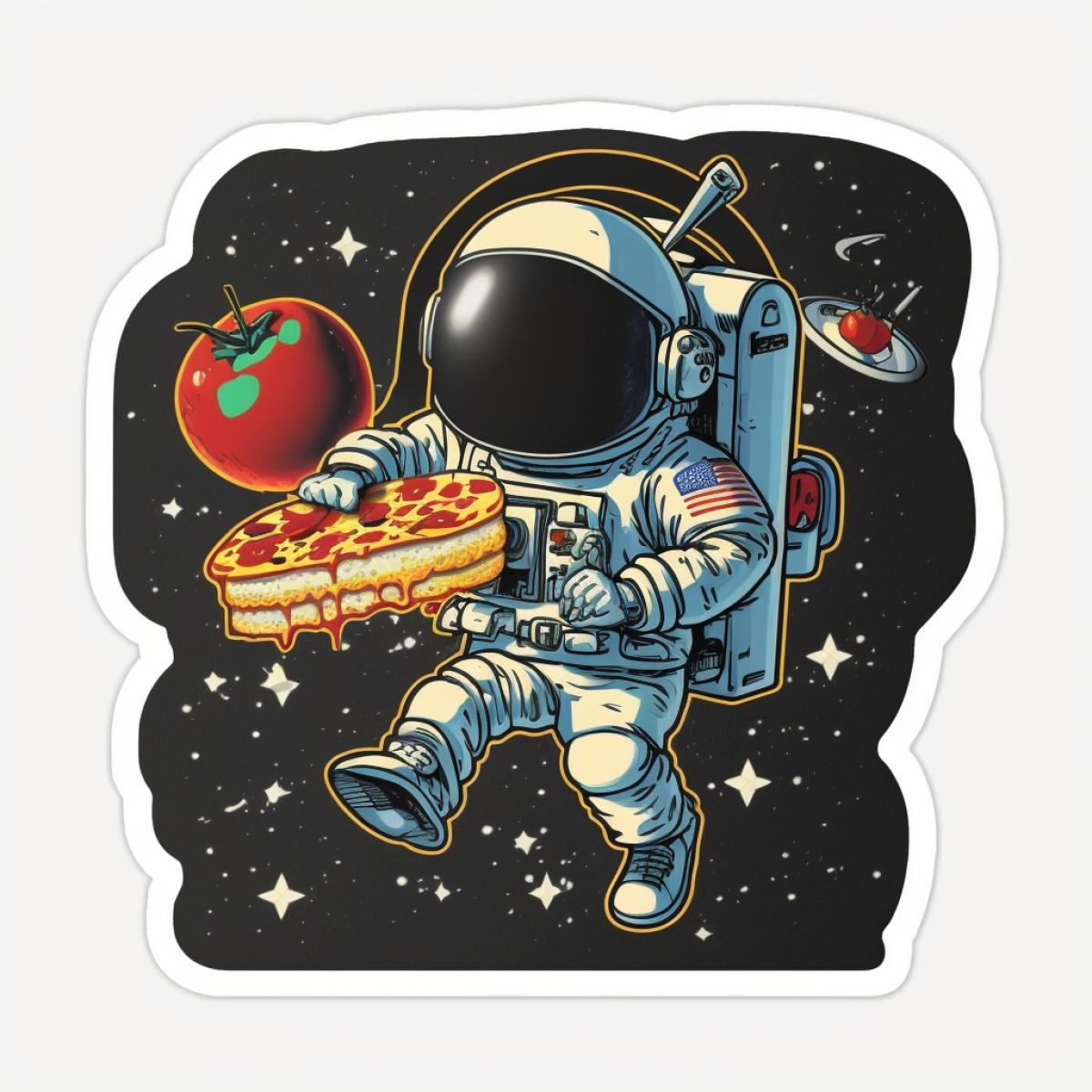 Space Cheeseburgers sticker