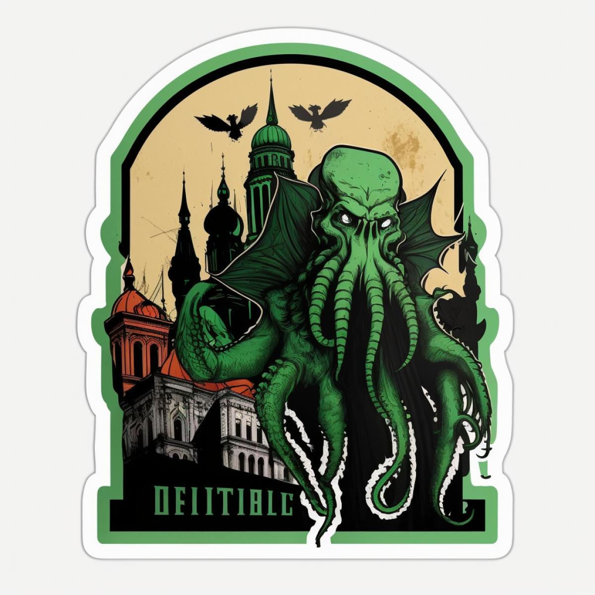 Cthulhu in Petersburg sticker