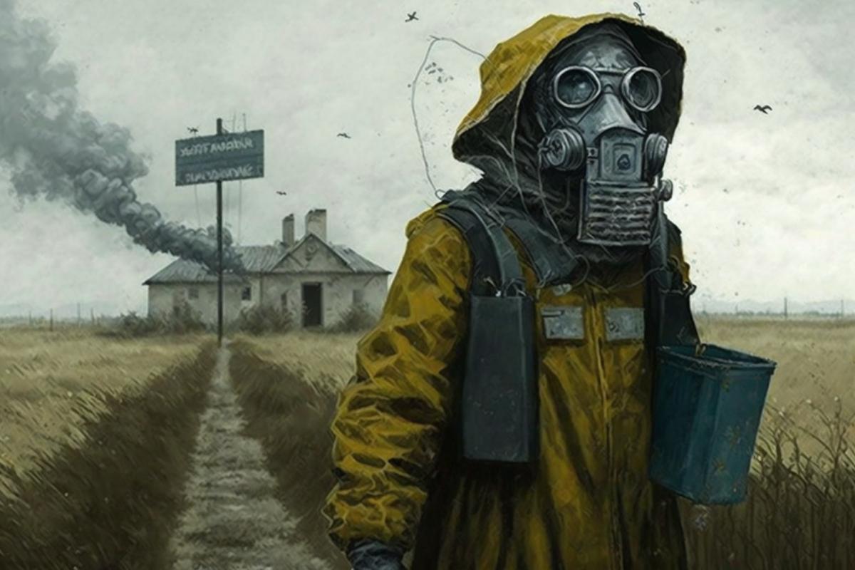 Post-apocalyptic Van Gogh style
