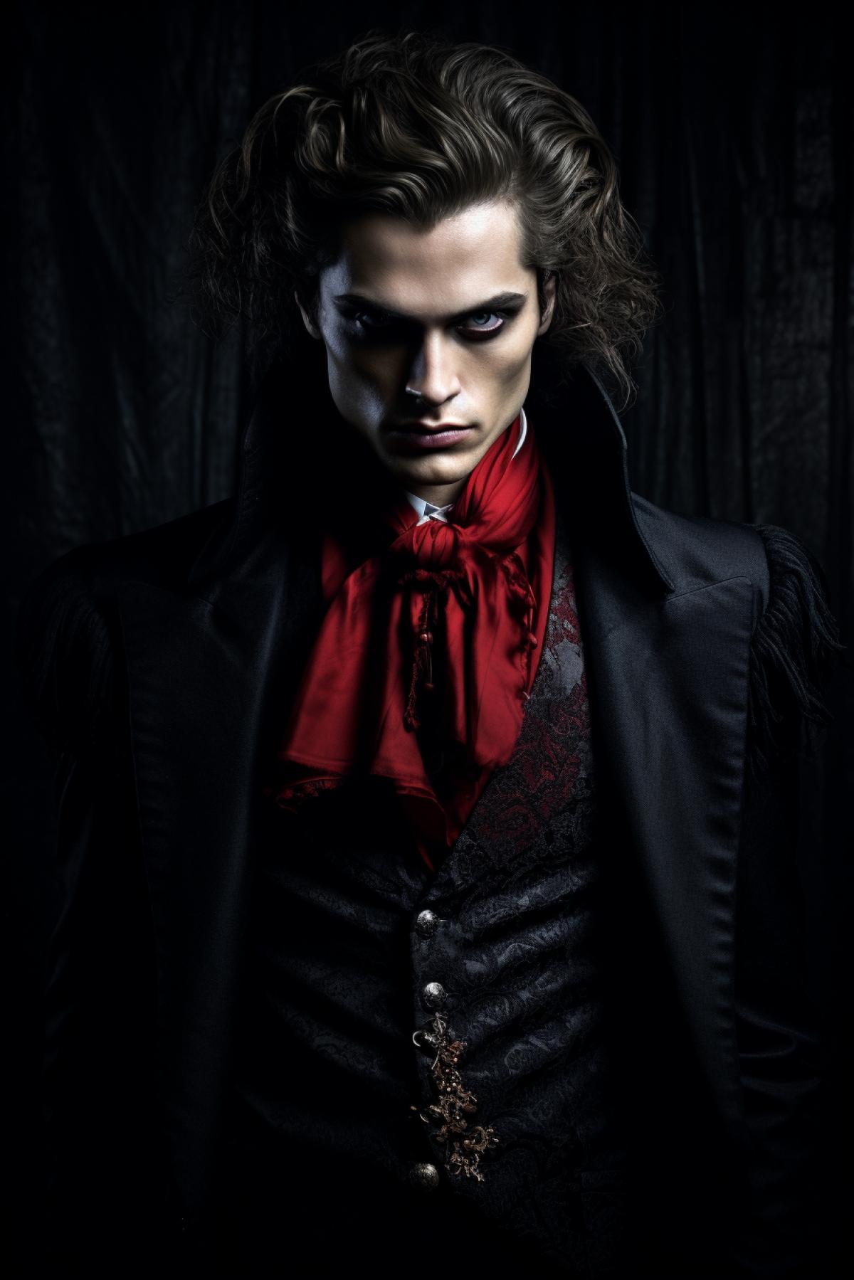 Vampire Lord in the style of Coppolas Dracula movie