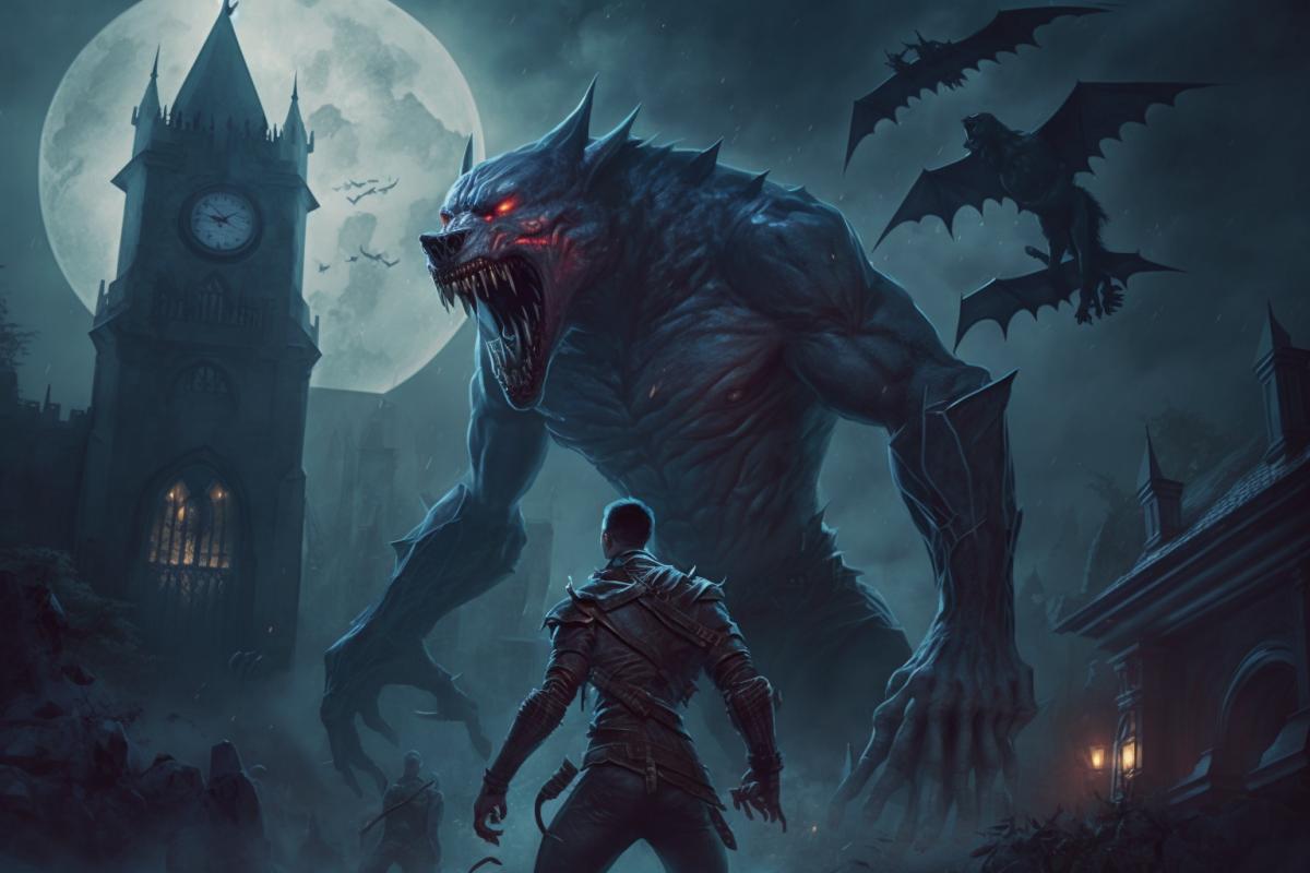 vampires vs werewolves, epic, 8k