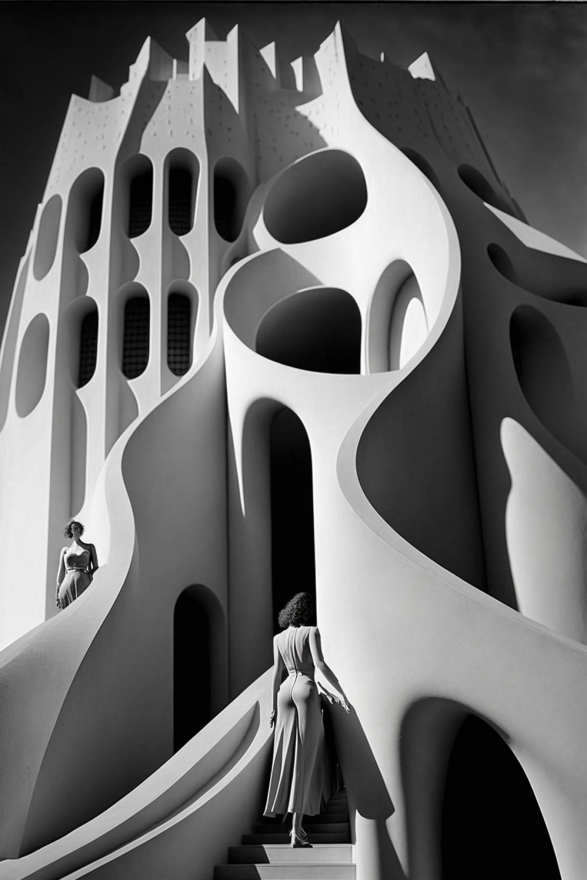 Herbert List Eldritch Architecture, women