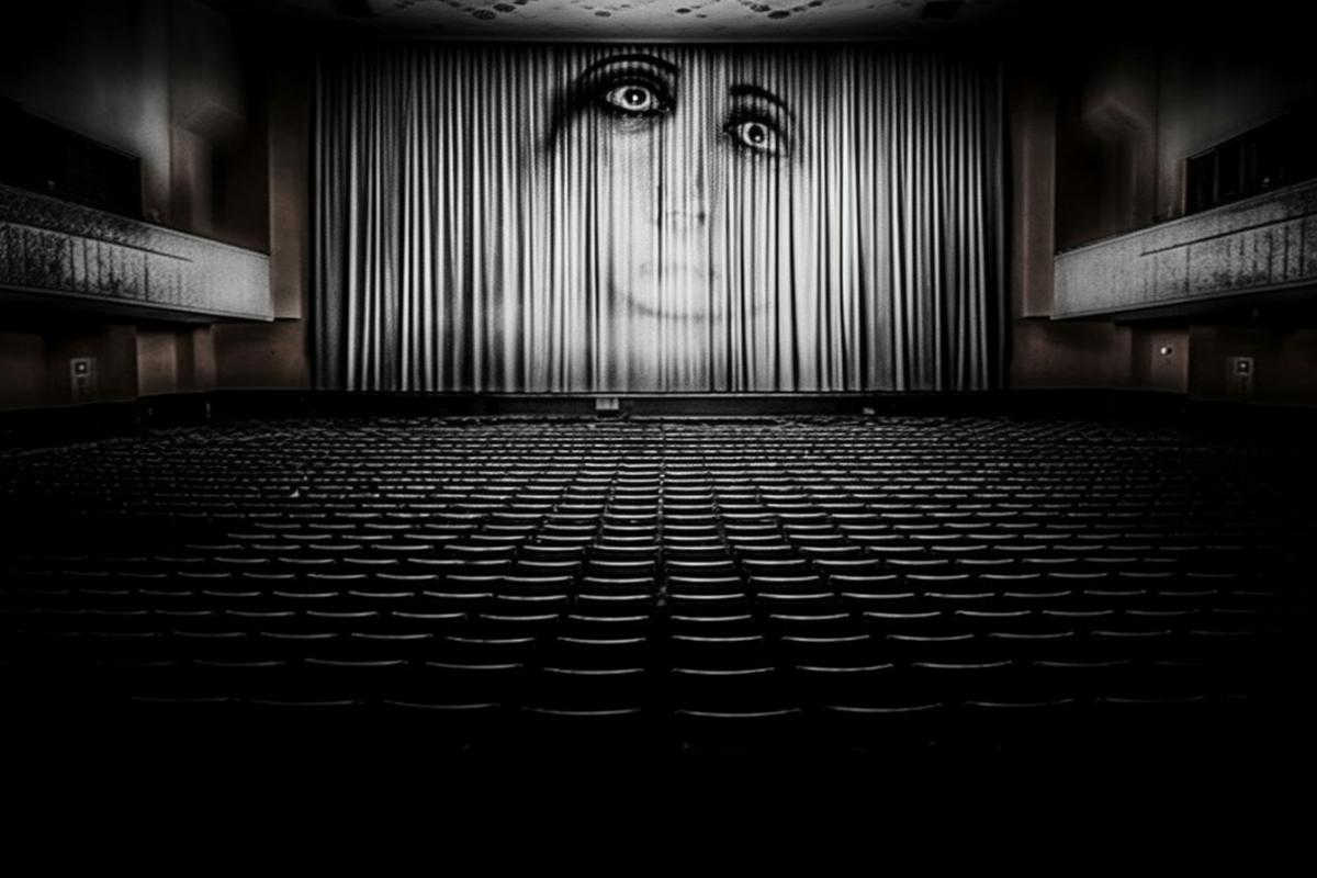 dark and white cinema