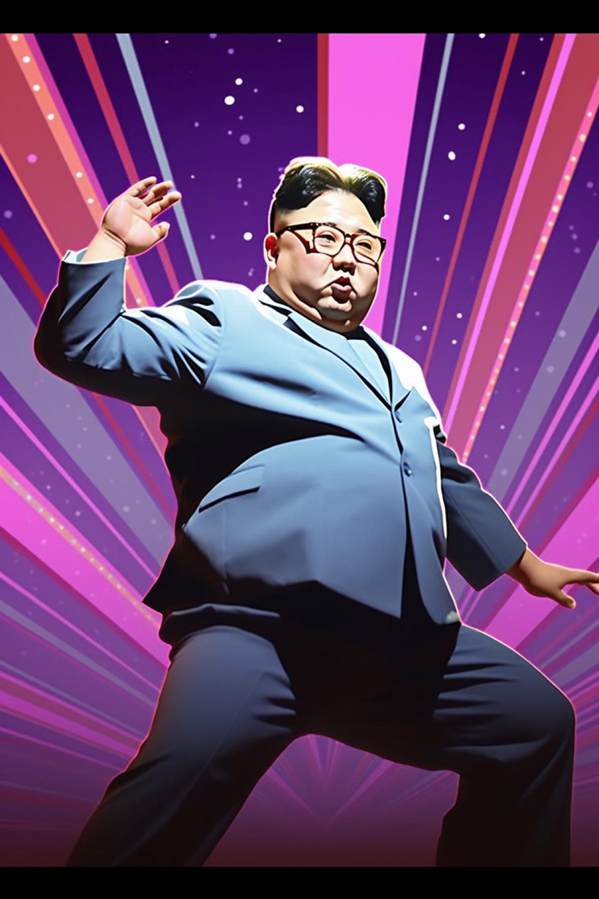 Kim Jong Un disco dancer