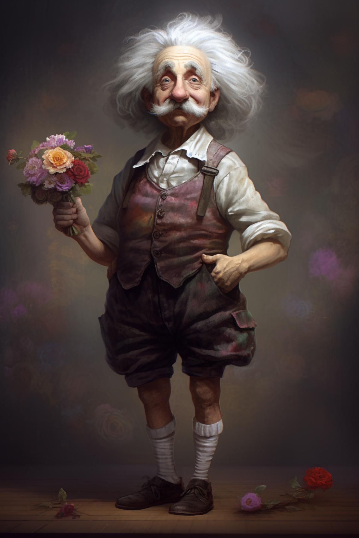 Einstein in a skirt