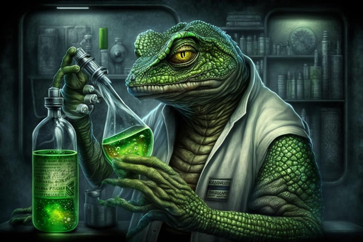 Reptilians make gmo in the lab