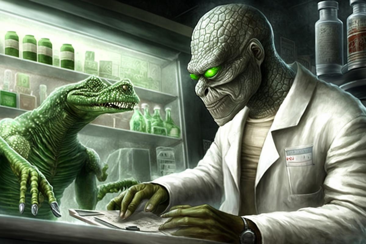 Reptilians make gmo in the lab