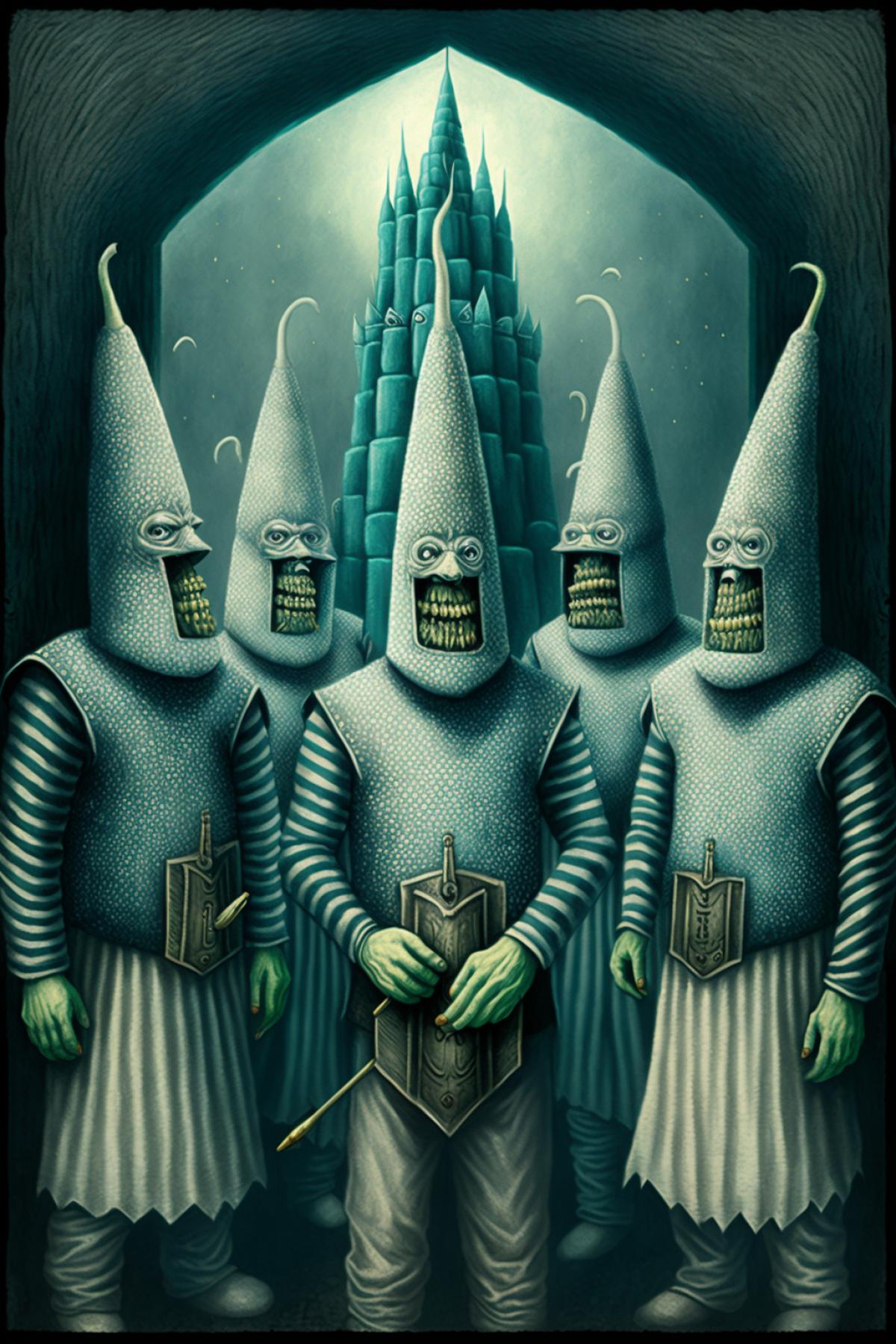 Hallucinations with the Corn Knights