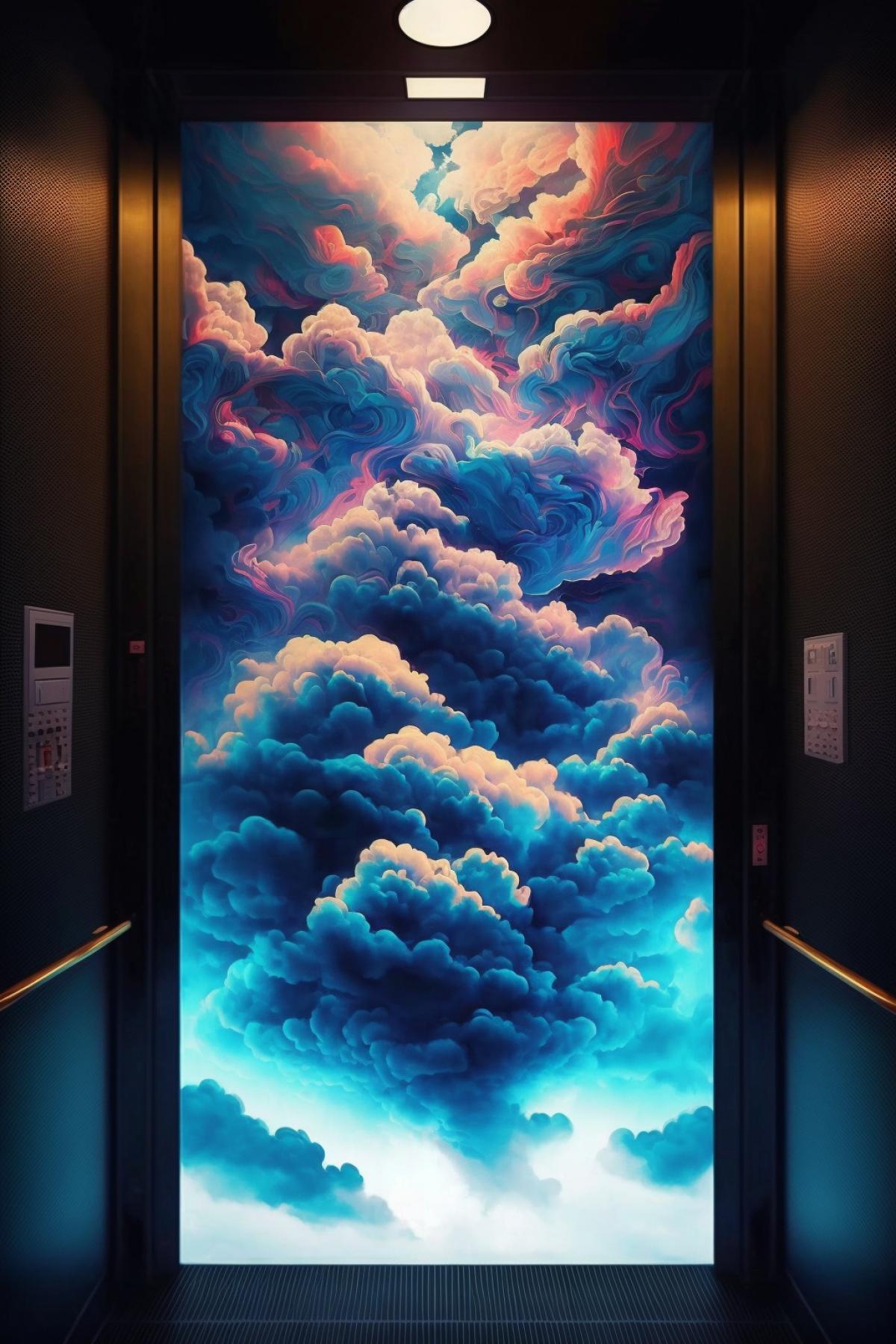 Steamed hallucinations in the elevator