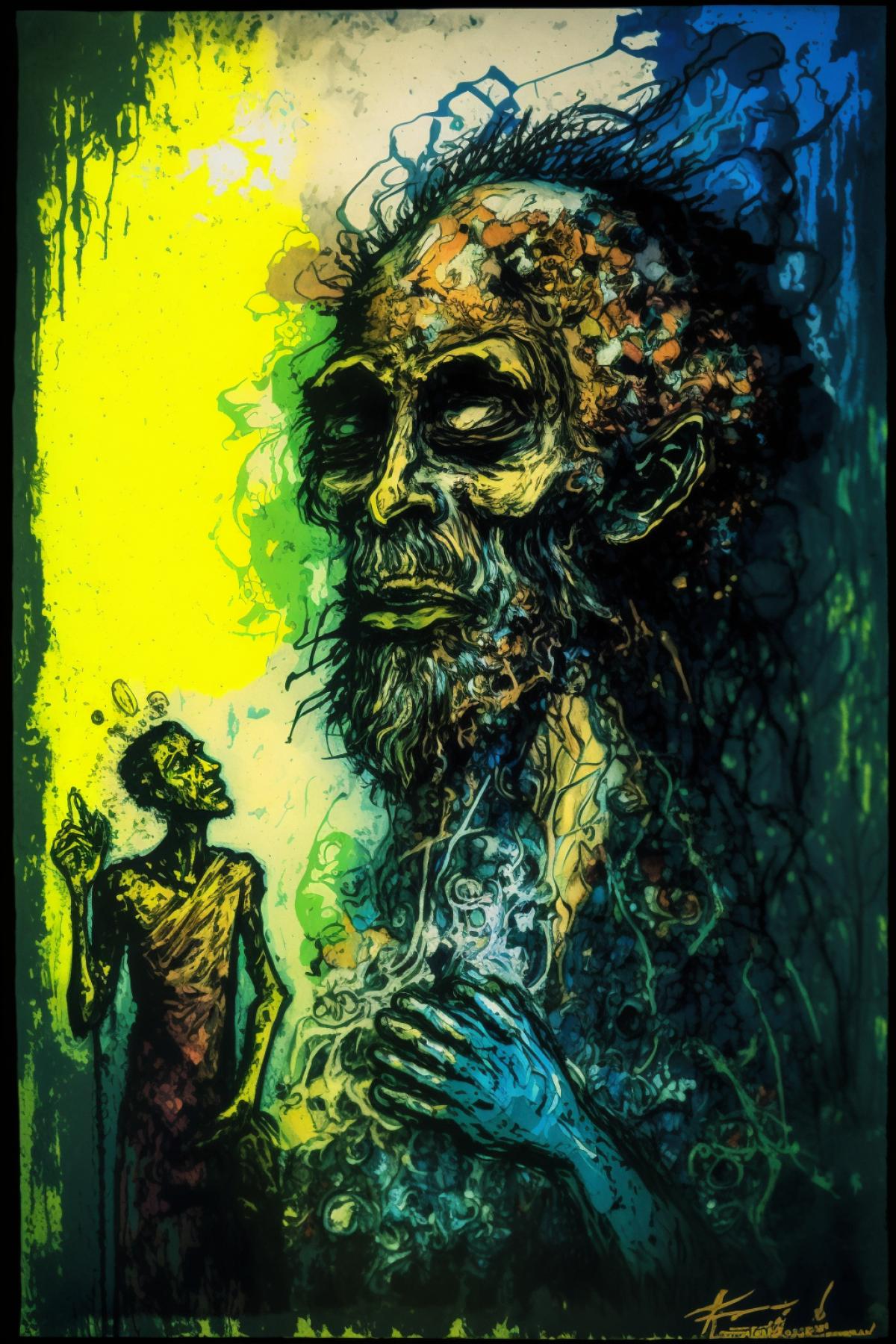 hallucination by Affandi