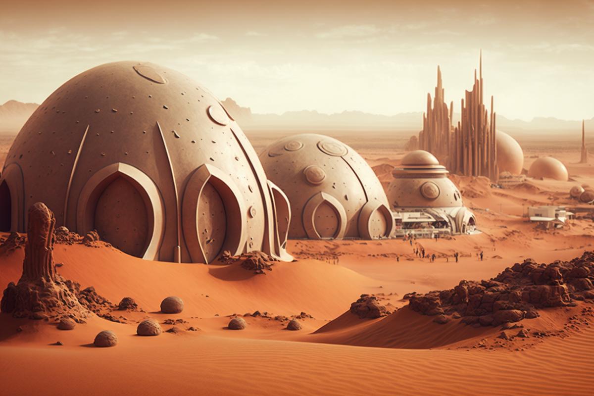 if there were cities on mars
