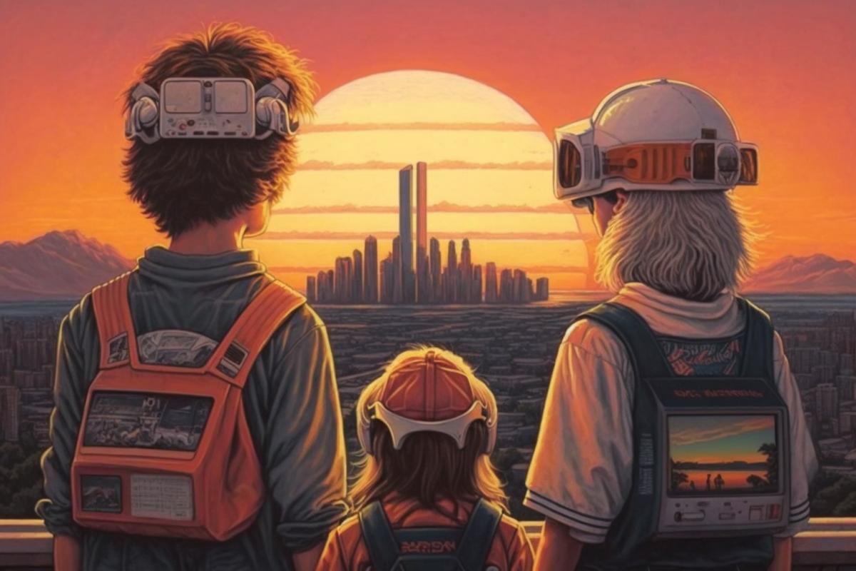 the world of the future through the eyes of a student of the 80s