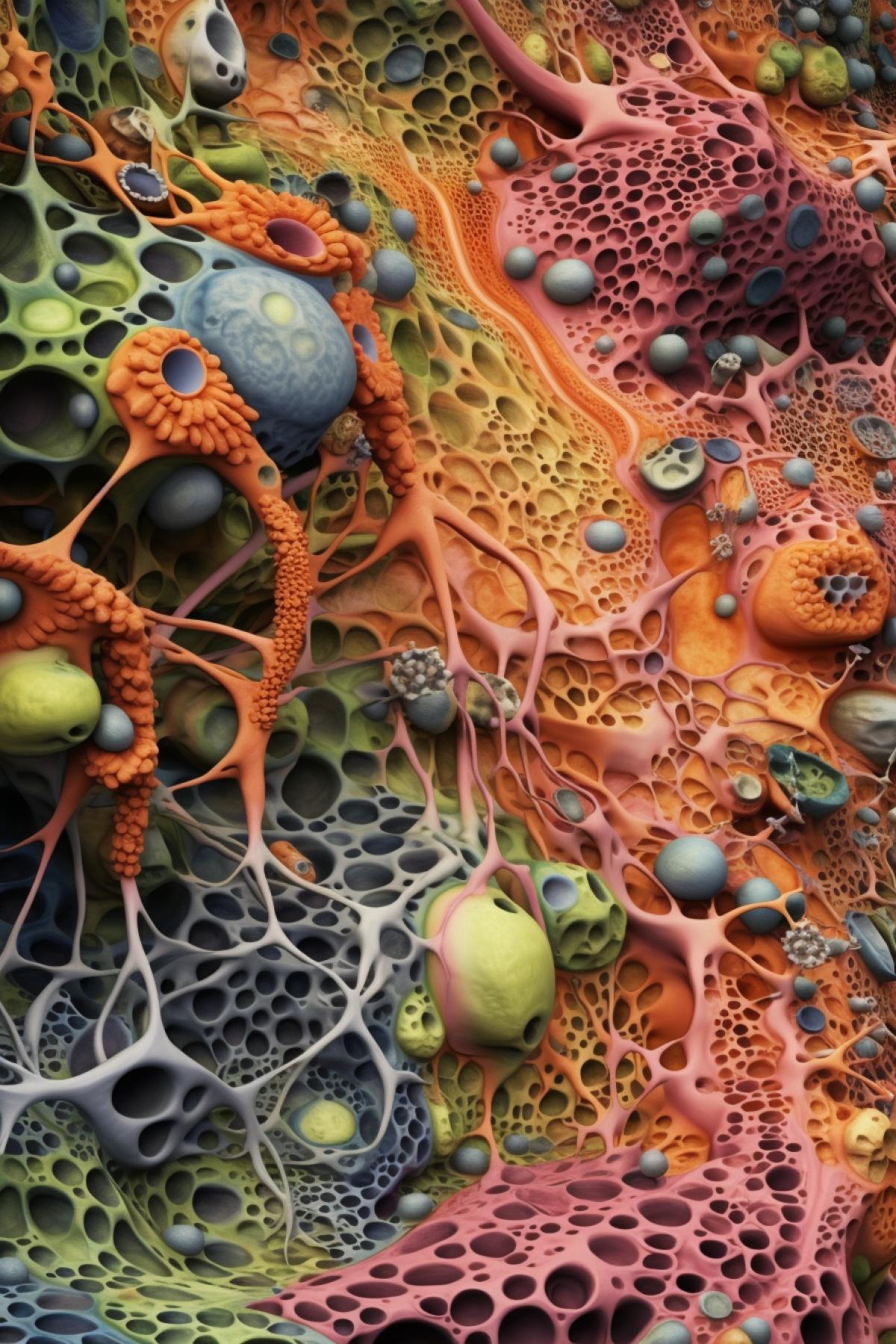 monosaccharides to the human body at the cellular level. High detail