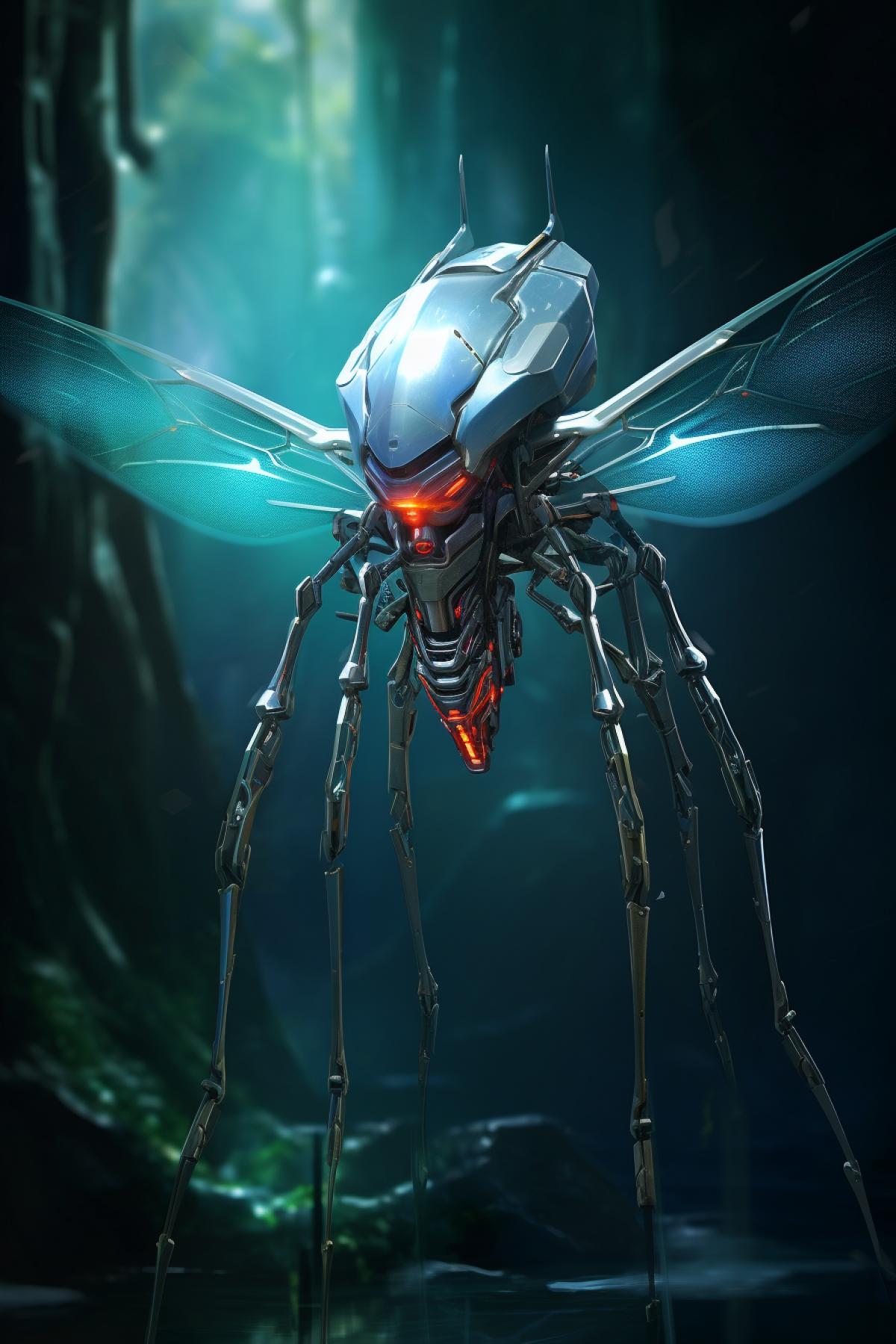 Nanite Mosquito in Nanoworld Concept Art
