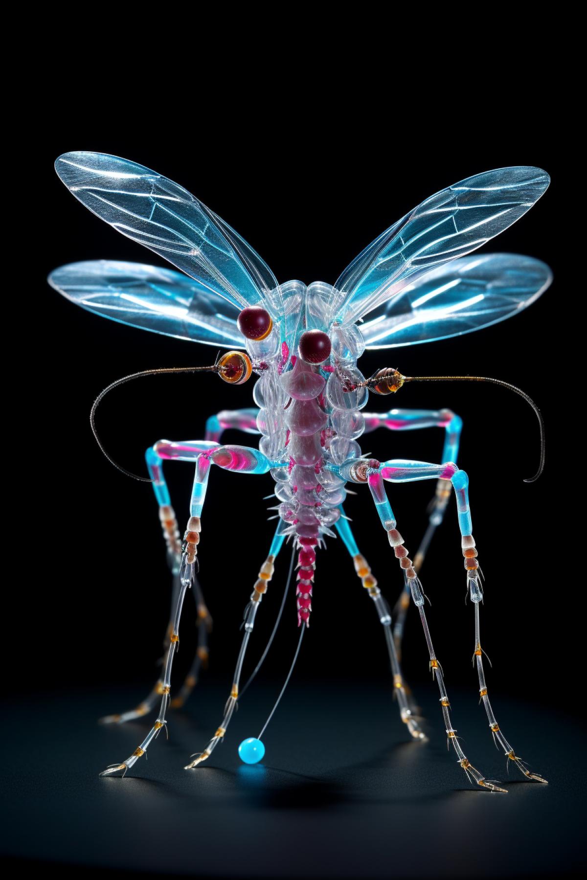 Nanobot mosquito in dna