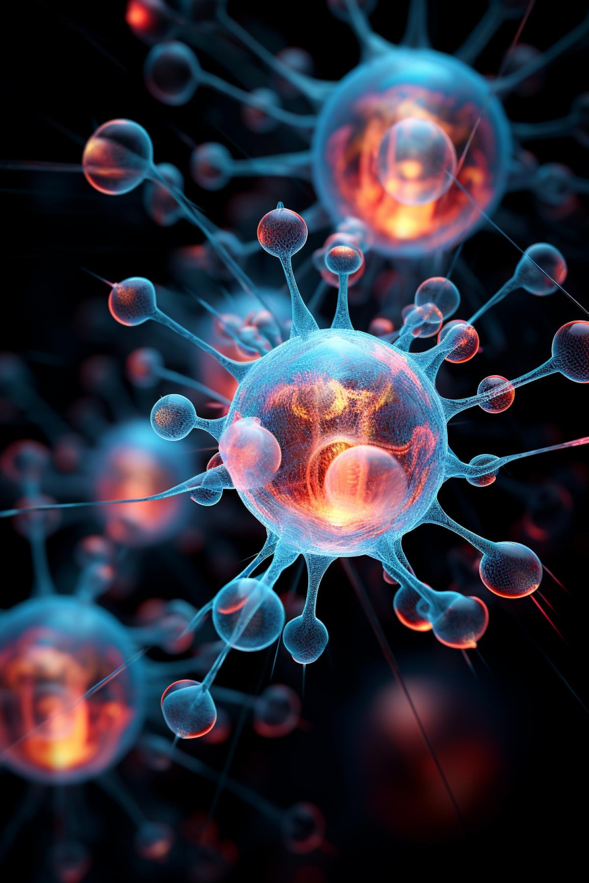 Waltz of nanoparticles, bizarre structure, mesmerizing, space