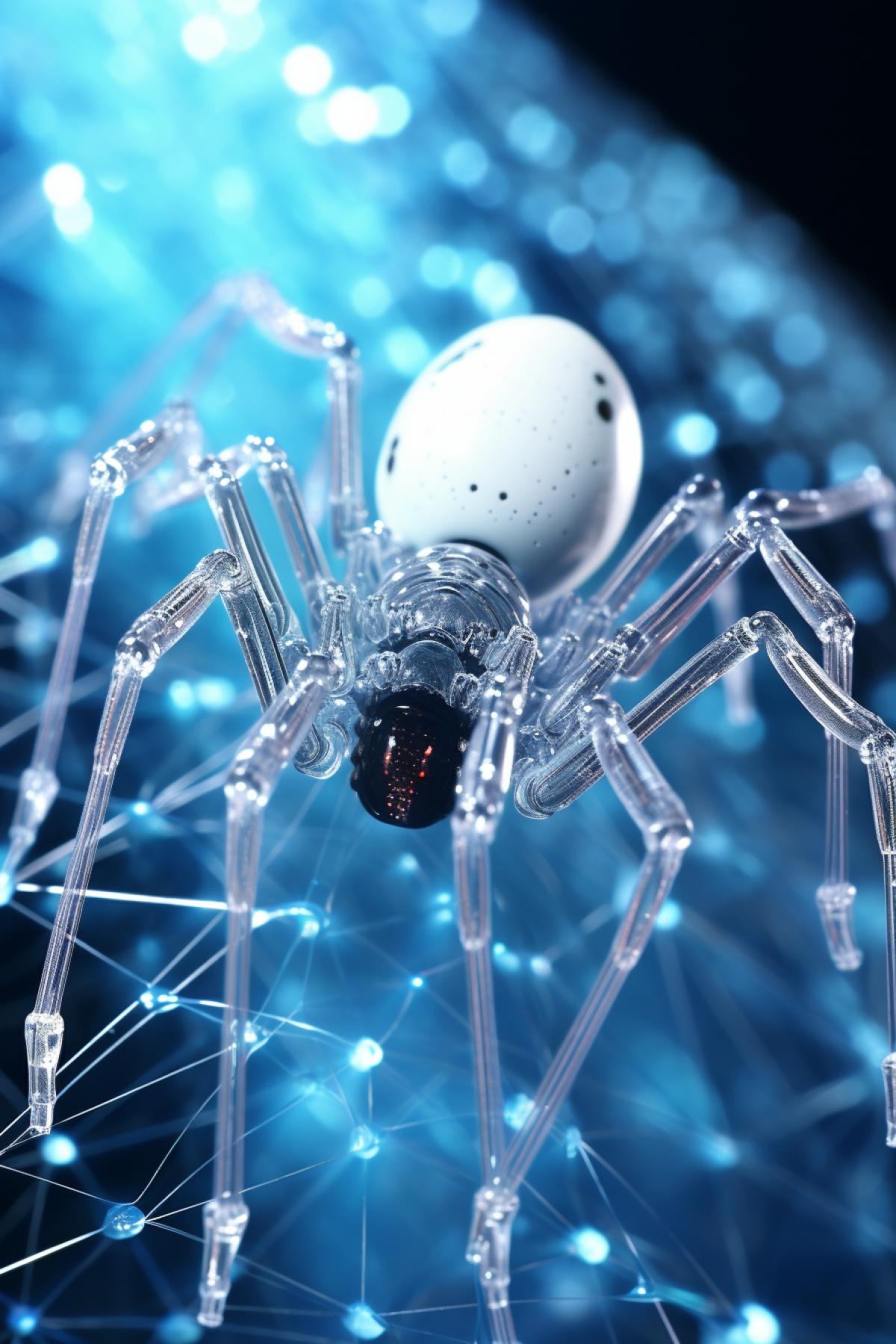 Nanorobot spider weaves dna