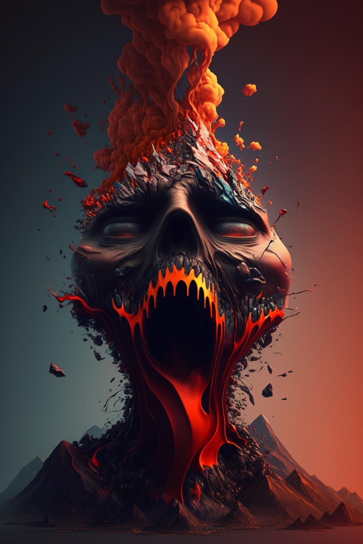 Volcano of emotions