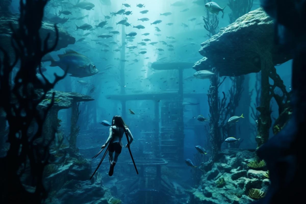 Life in an underwater city