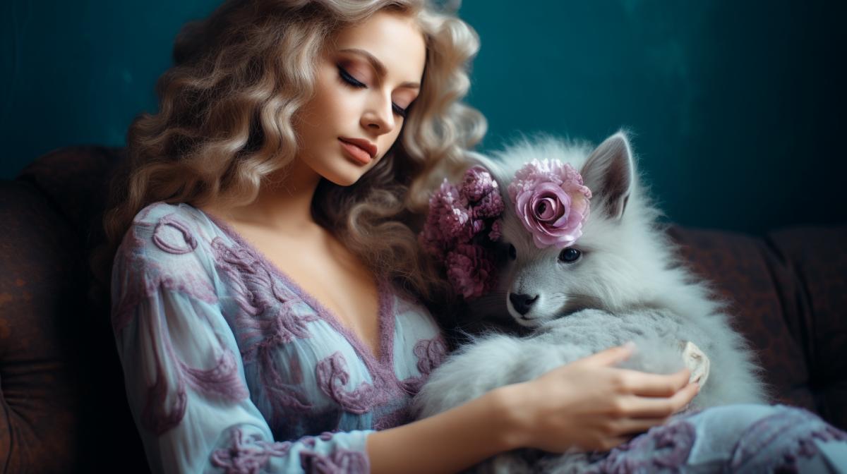 Barbie in flowers, rainbow color, gothic, classicism, barbie with capybara and ken, saxophone
