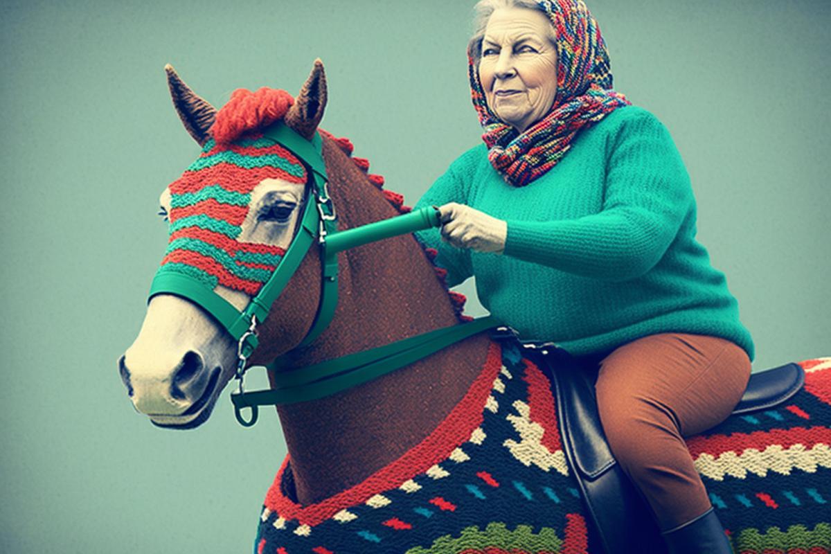 Granny riding knitwear