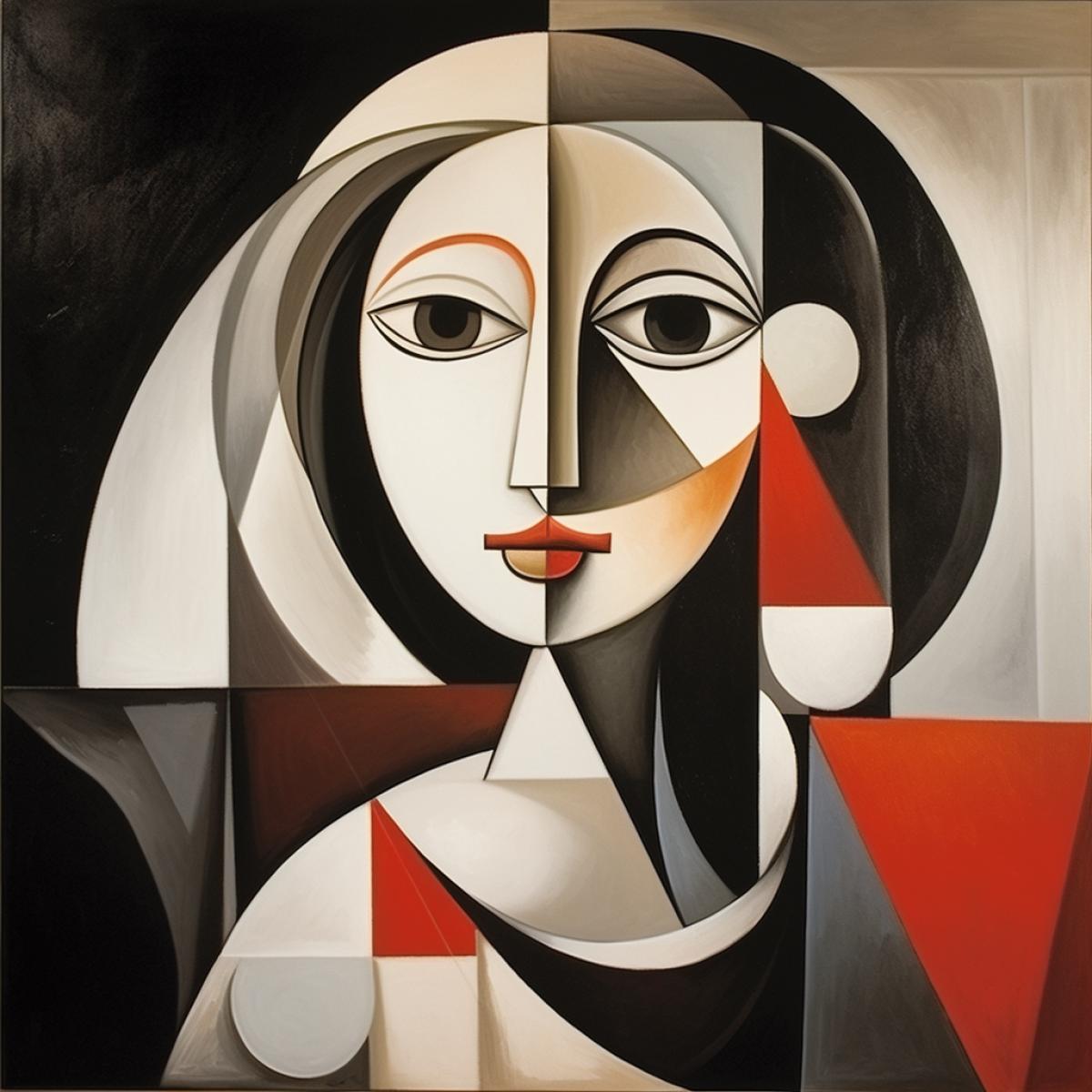 Gioconda by Pablo Picasso, cubism