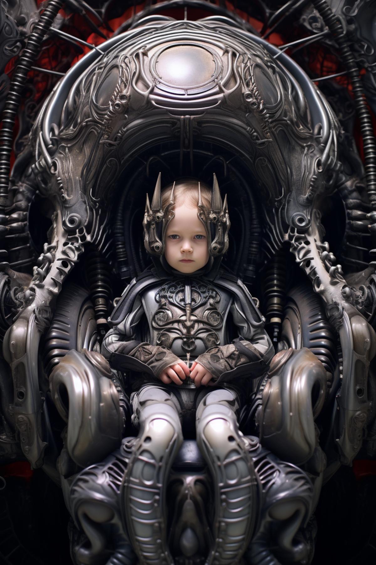 Child in style by H. R. Giger