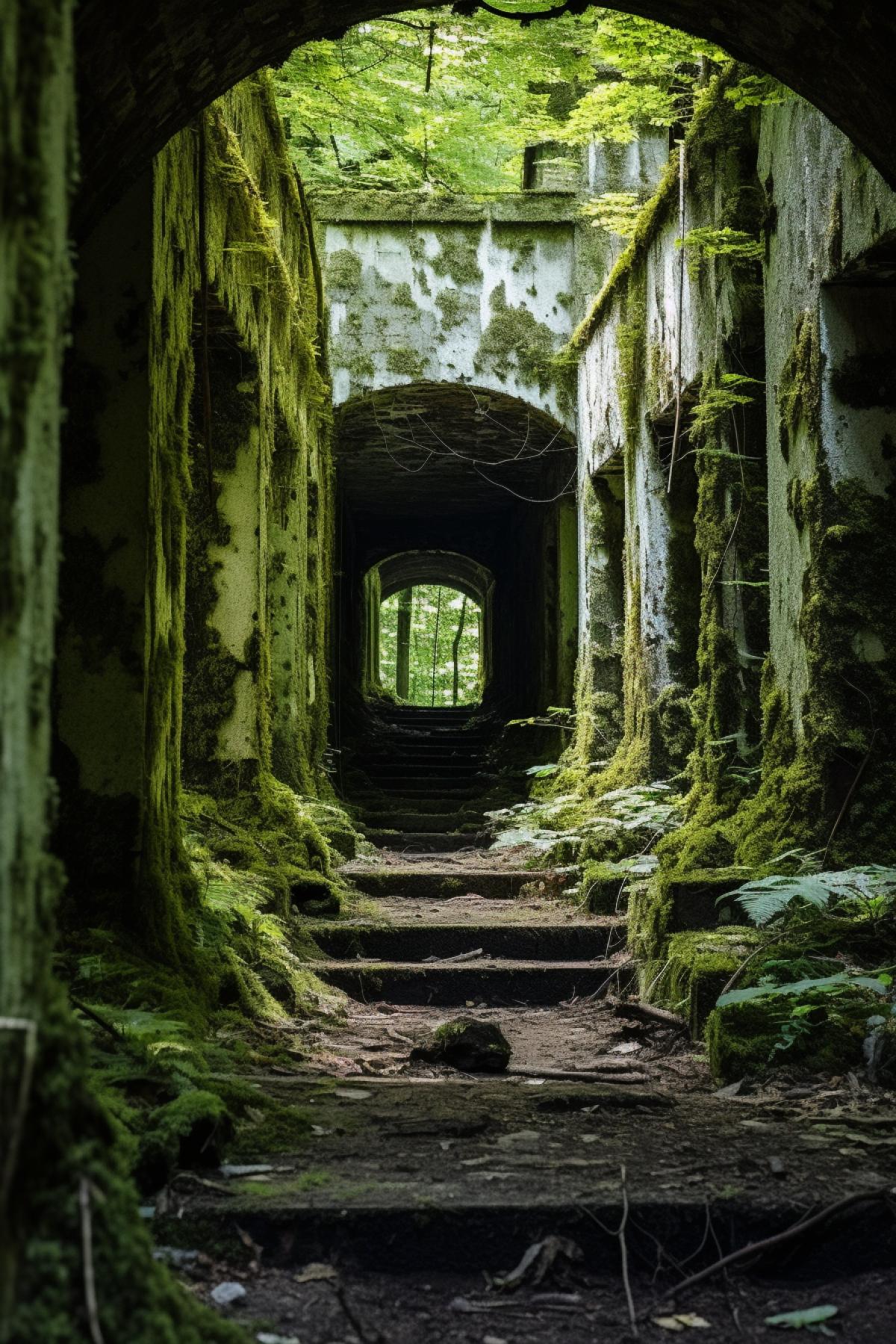 Abandoned military base, mystery, detail