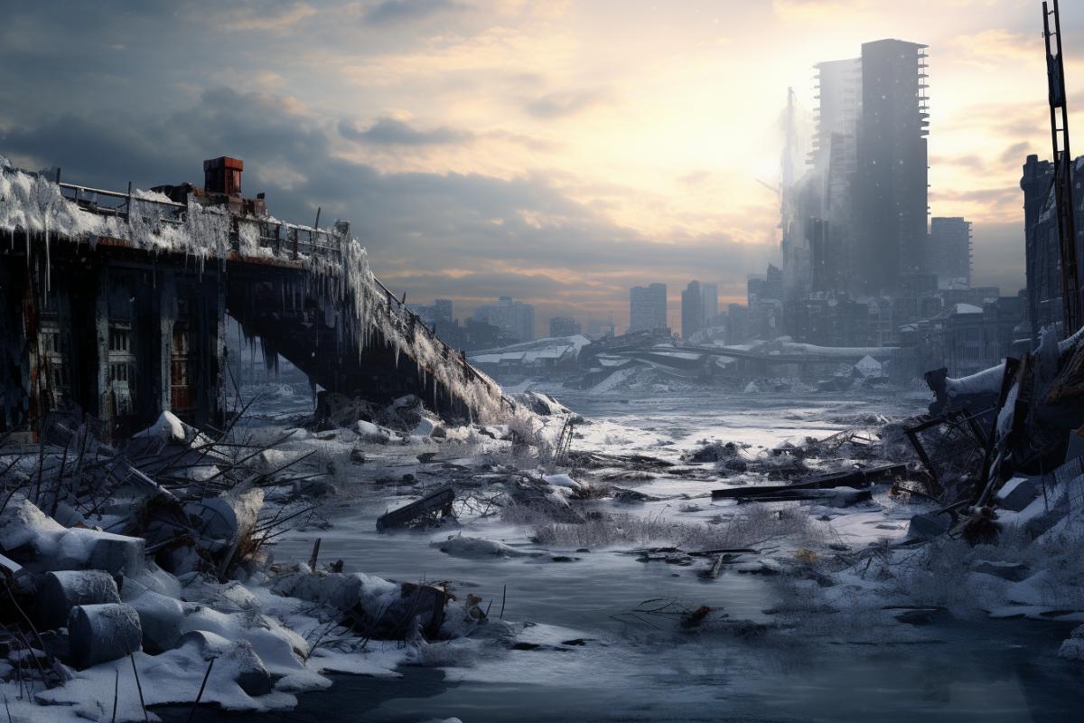 Abandoned city, atomic winter
